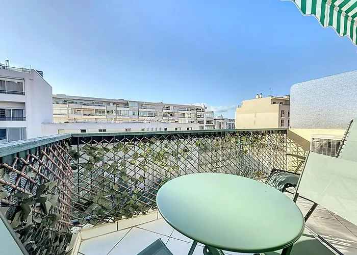 Intuition Avec Terrasse 3min Croisette Apartmán *